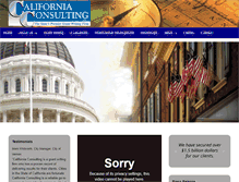 Tablet Screenshot of californiaconsulting.org